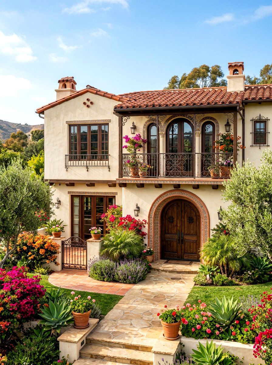 Spanish Revival Stucco Home - 30 stucco house exterior ideas