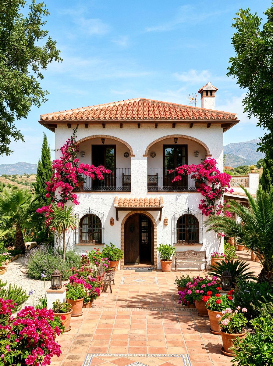 Spanish house exterior - 30 two story house exterior ideas