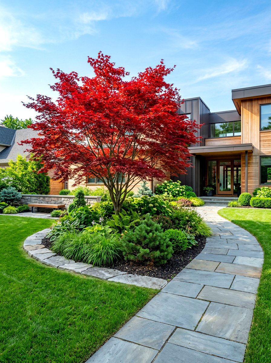 Specimen Tree Front Yard - 30 simple front yard ideas