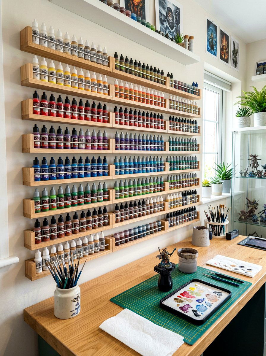 Spice Rack Holder - 30 craft supply storage ideas
