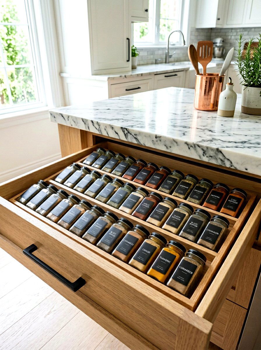 Spice container labels - 30 label organization ideas