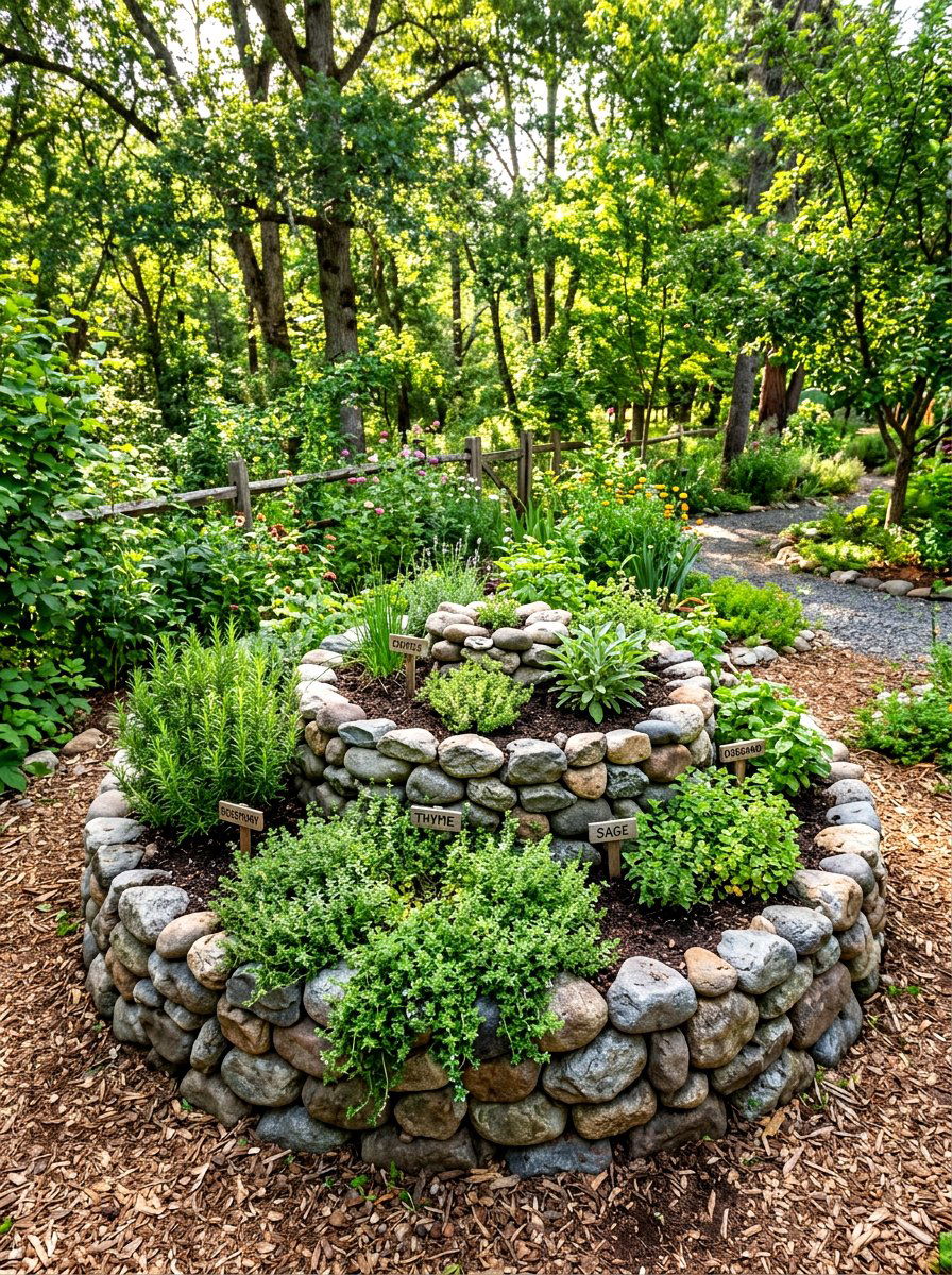 Spiral Raised Bed - 30 raised bed arrangement ideas