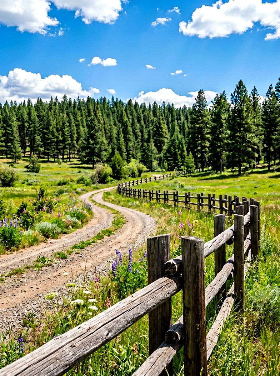 Split Rail Fence - 30 fence ideas