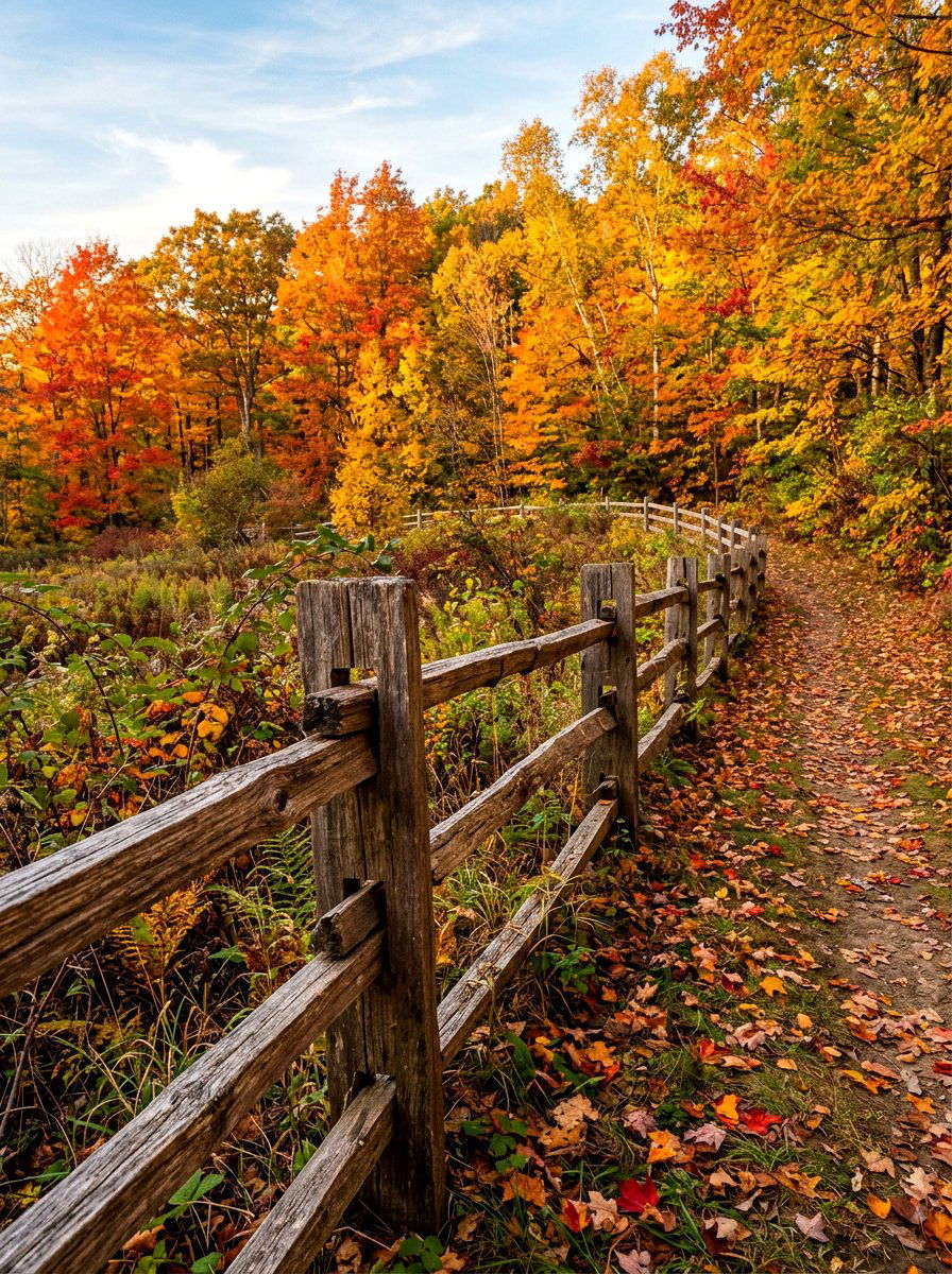 Split Rail Fence - 30 garden fence ideas