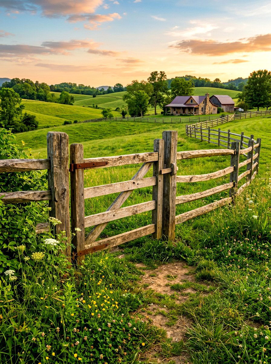 Split Rail - 30 grape arbor ideas