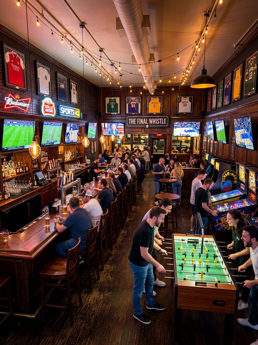 Sports Bar Arcade - 30 arcade room ideas