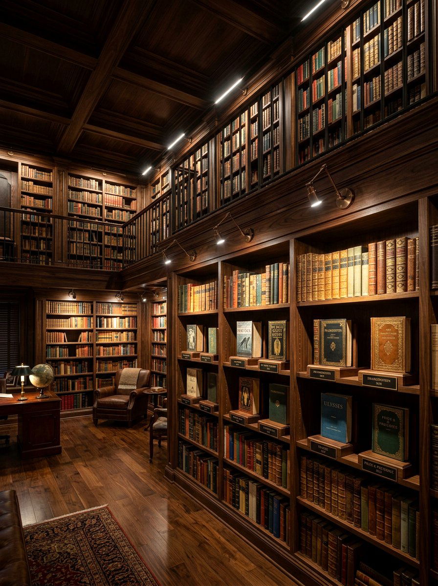 Spot Lighting For Books - 30 bookshelf lighting ideas