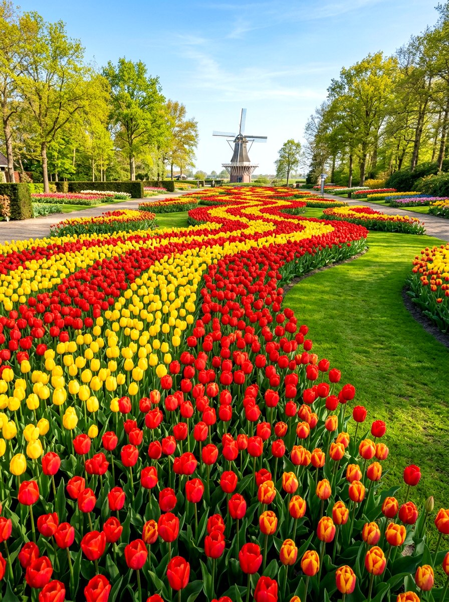 Spring Bulb Flower Bed - 30 flower bed ideas