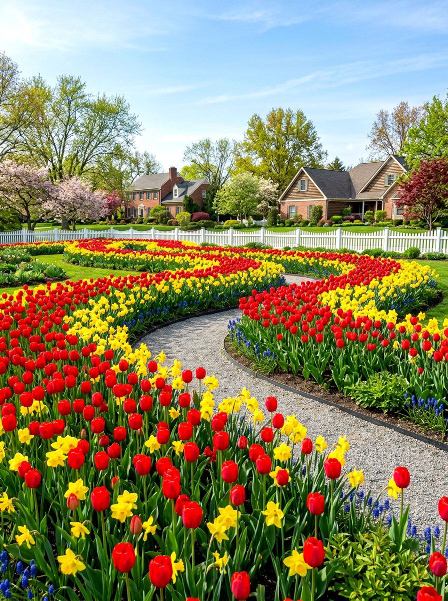 Spring Bulb Garden - 30 spring garden ideas