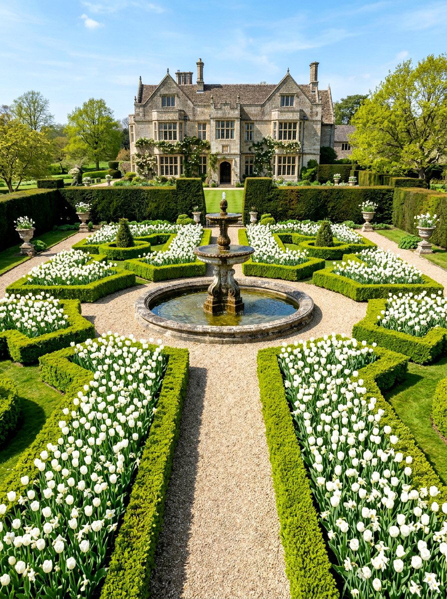 Spring Formal Garden - 30 spring garden ideas