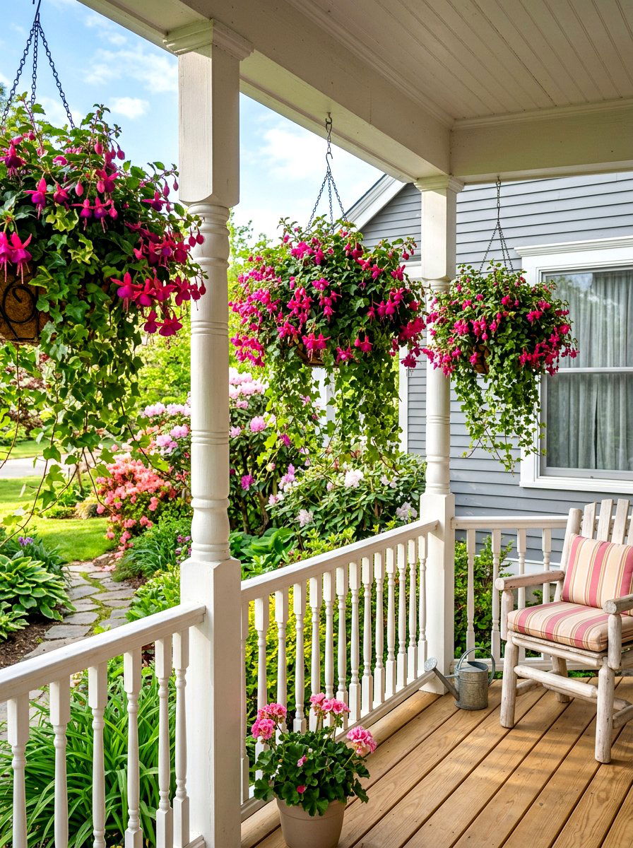 Spring Hanging Basket Garden - 30 spring garden ideas