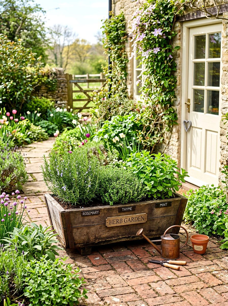 Spring Herb Garden - 30 spring garden ideas
