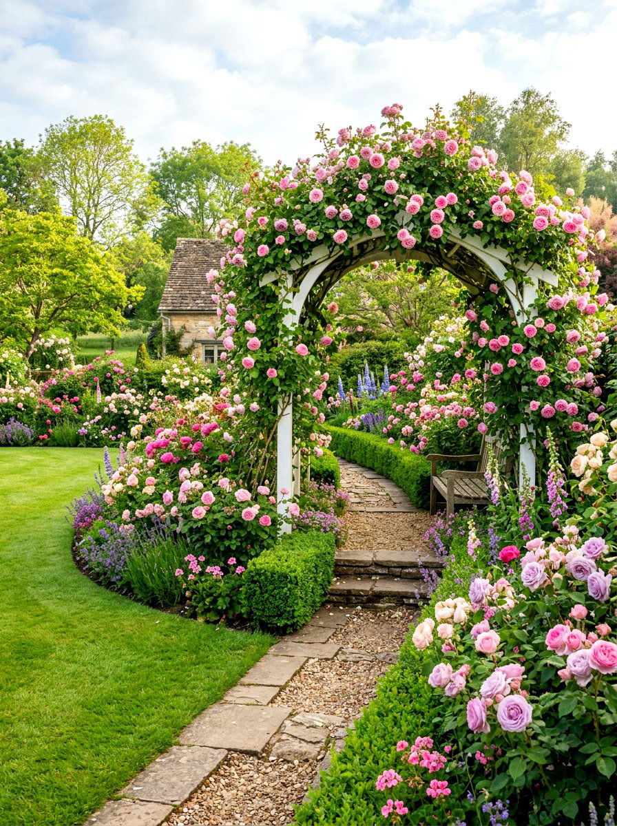 Spring Rose Garden - 30 spring garden ideas