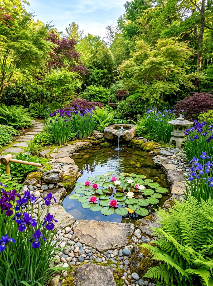 Spring Water Garden - 30 spring garden ideas