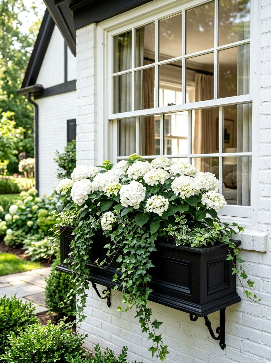Spring Window Box - 30 spring front entry ideas