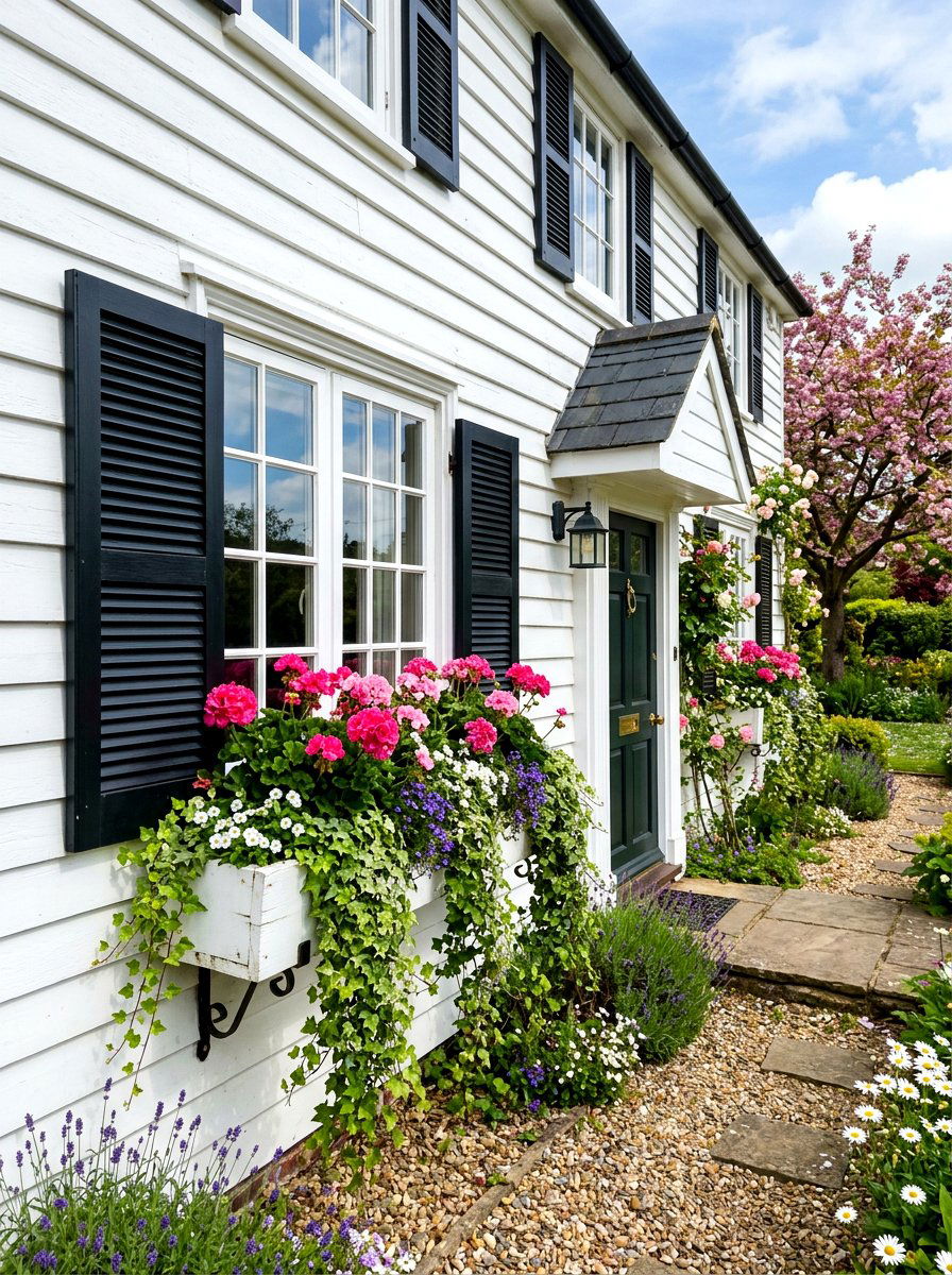 Spring Window Boxes - 30 spring front porch ideas