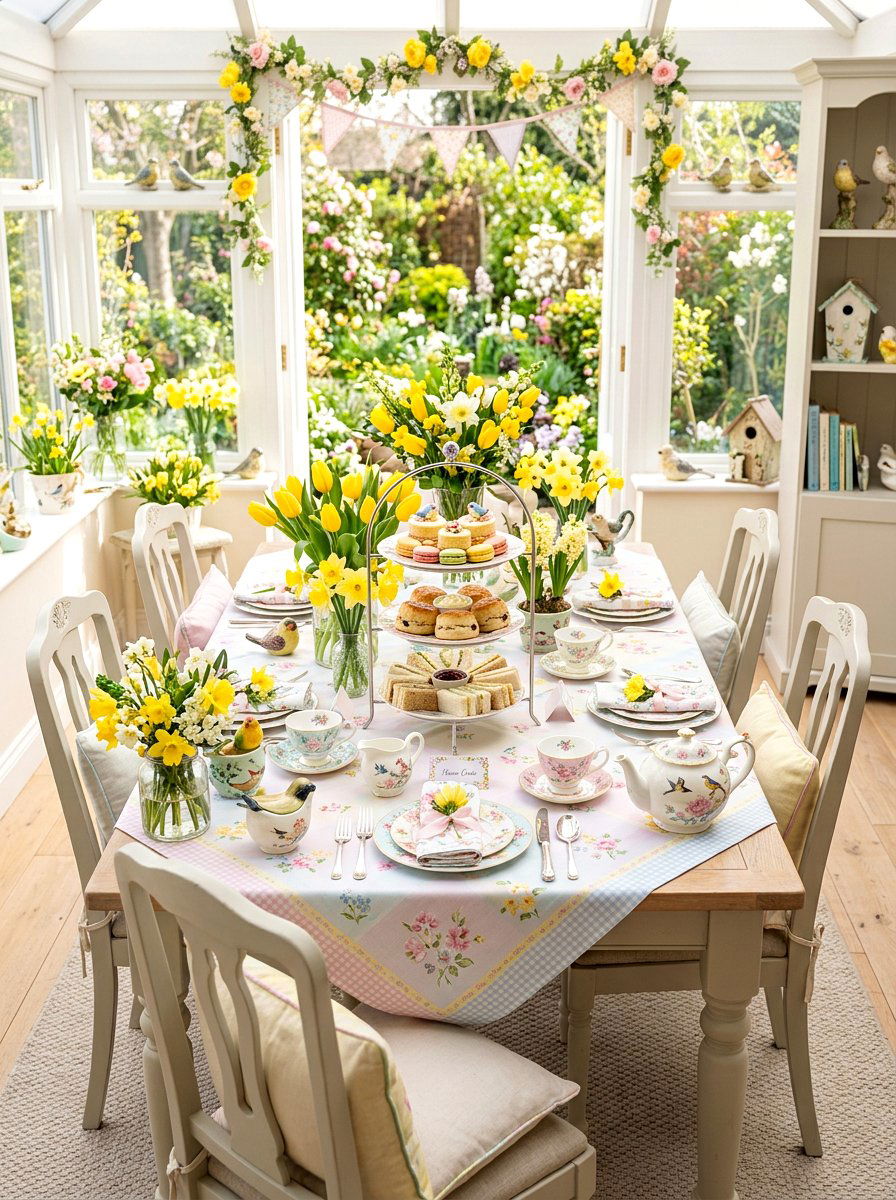 Spring tea party - 30 tea party table ideas