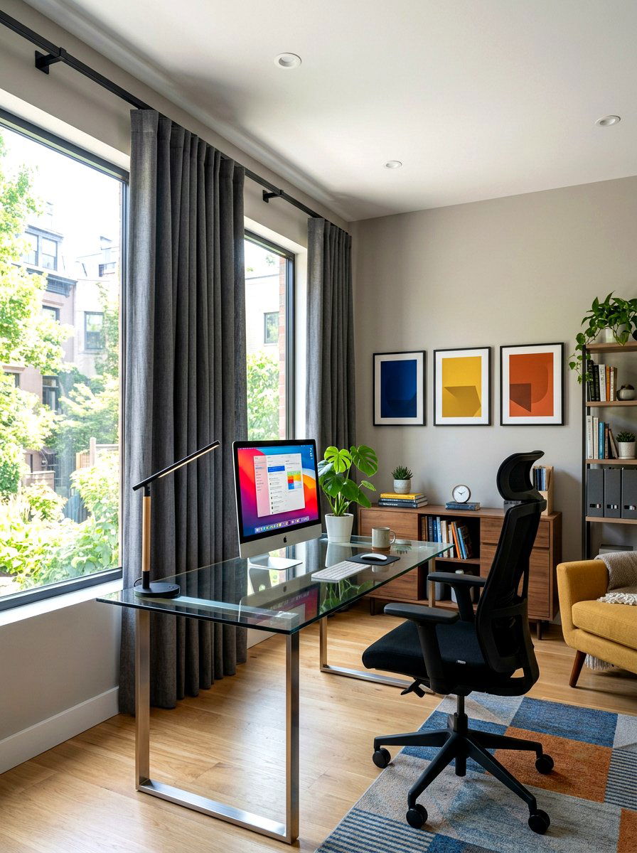 Square Curtain Rod - 30 curtain rod styling ideas