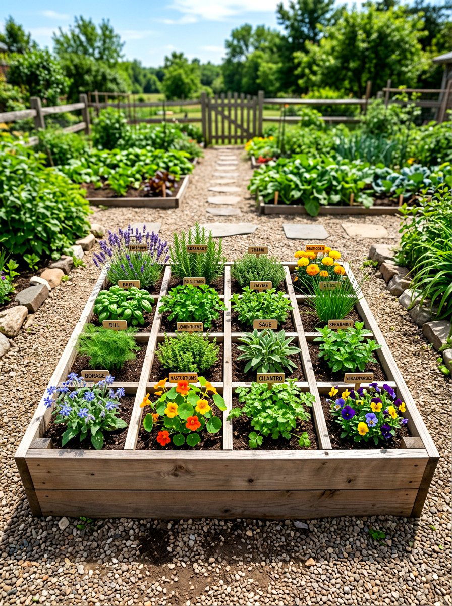 Square Foot Raised Flower Bed - 30 raised flower bed ideas
