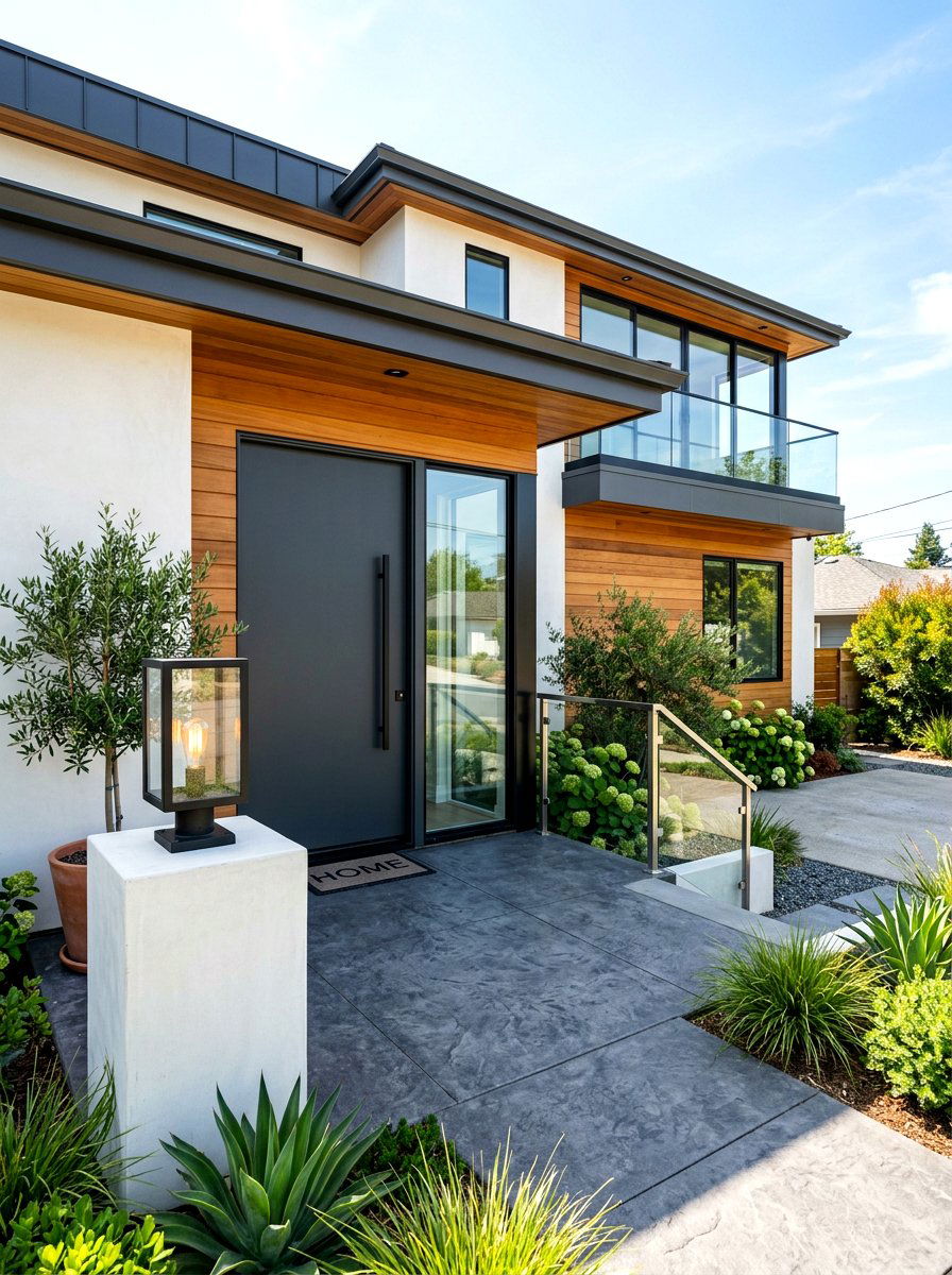 Square Glass Lantern For Clean Porch - 30 porch lantern styling ideas aesthetic