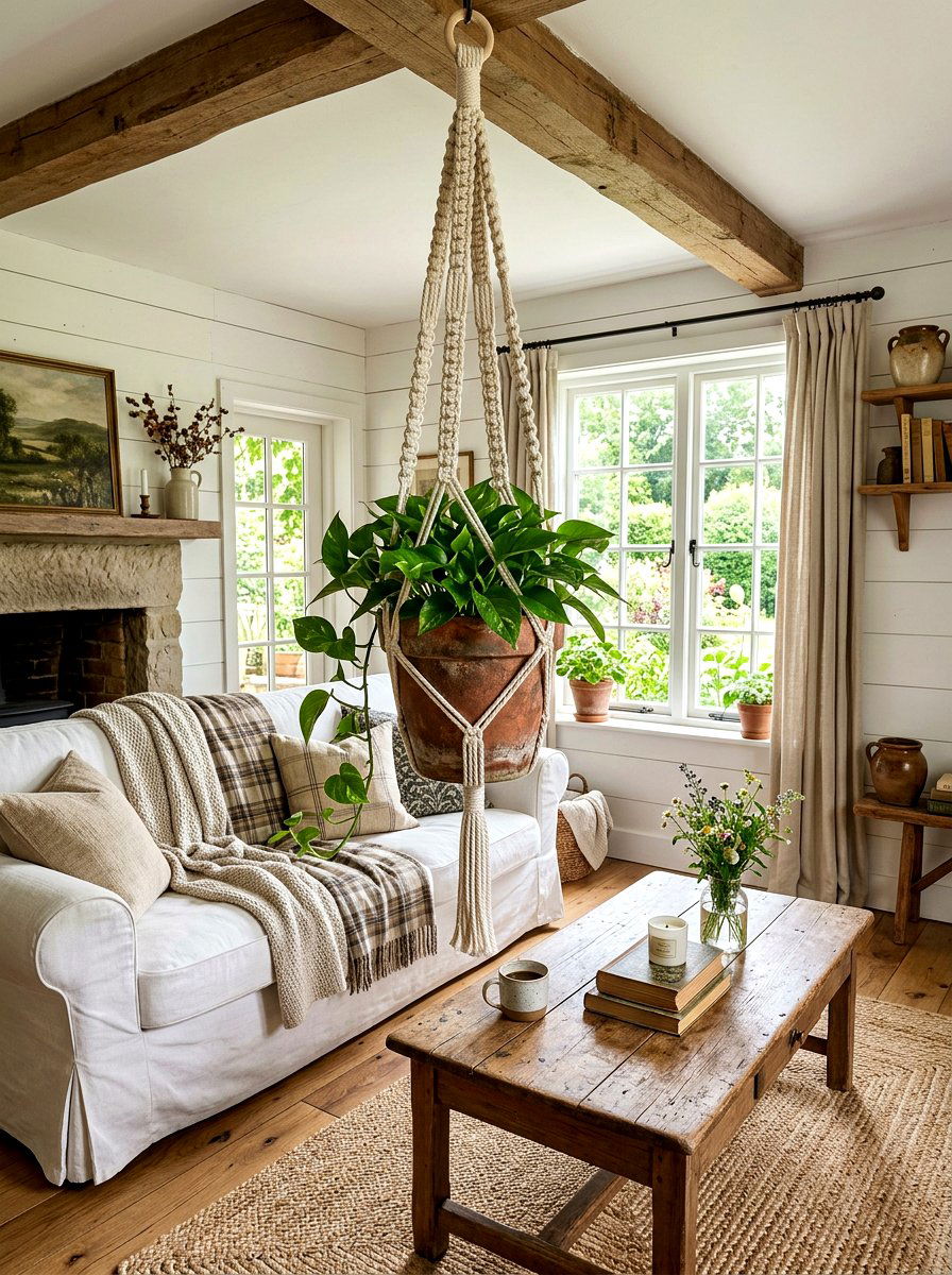 Square Knot Macrame Plant Hanger - 30 macrame plant hanger ideas