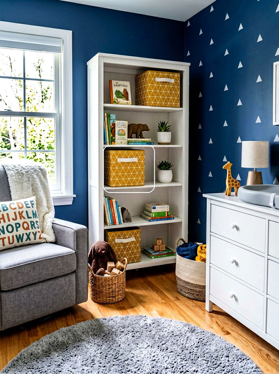 Square Nursery Storage Cube - 30 nursery storage basket ideas