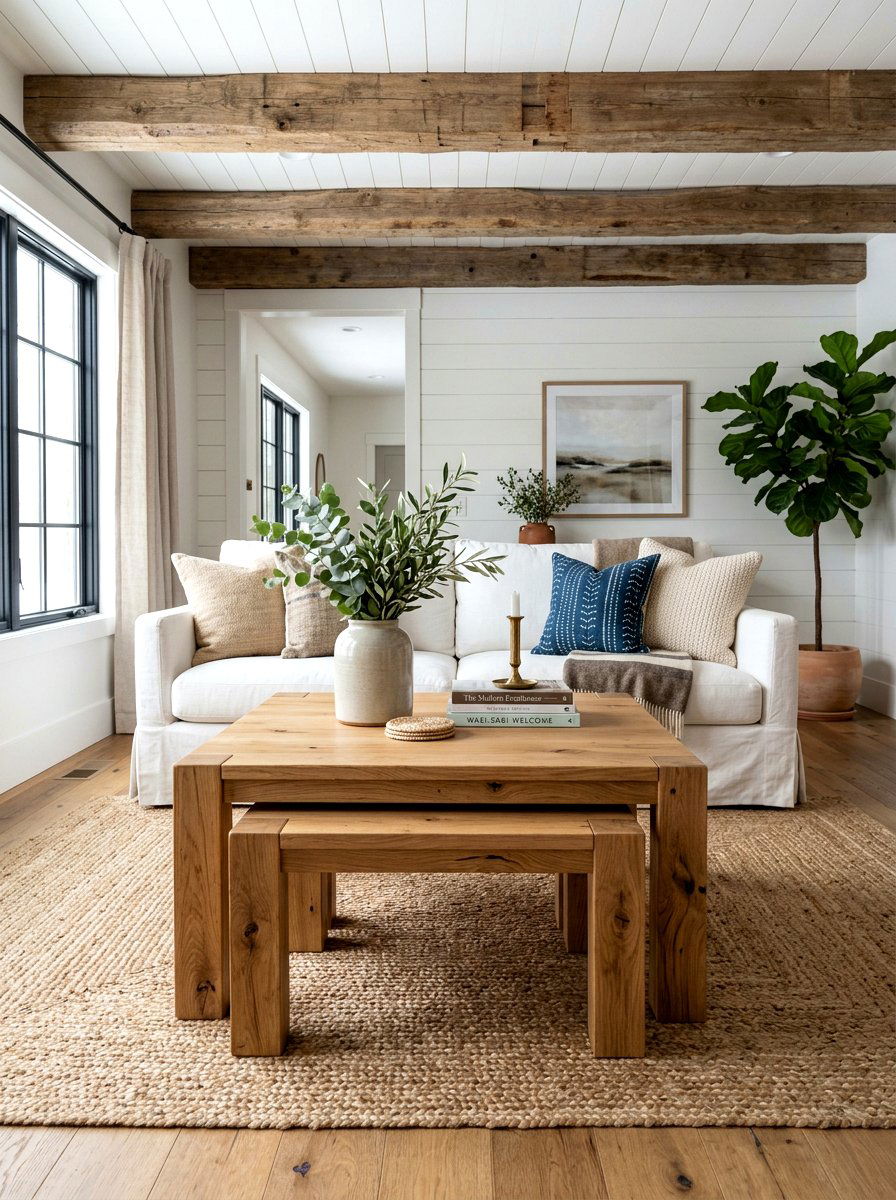 Square Wood Nesting Coffee Table - 30 nesting coffee table ideas