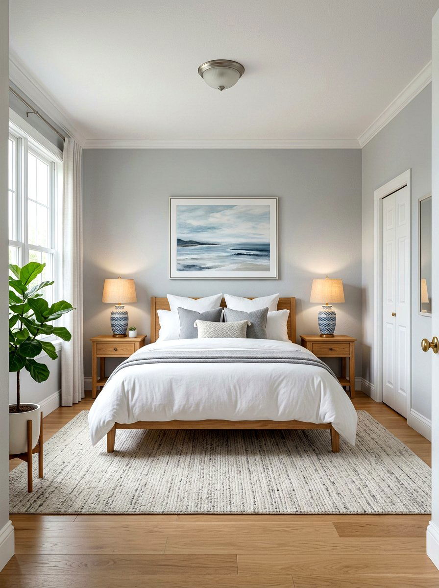 Square bedroom layout with symmetry - 30 square room layout ideas