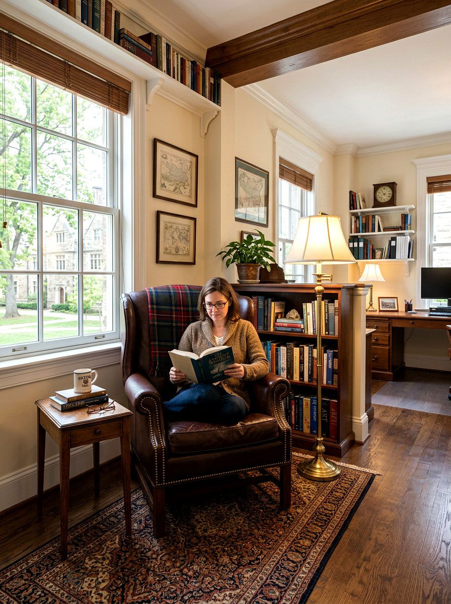 Square office layout for reading corner - 30 square room layout ideas