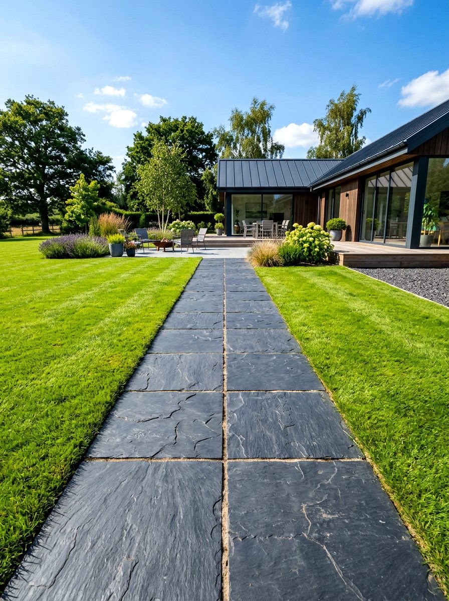 30 Stepping Stones Through Grass Ideas: Walk Softly, Look Stunning