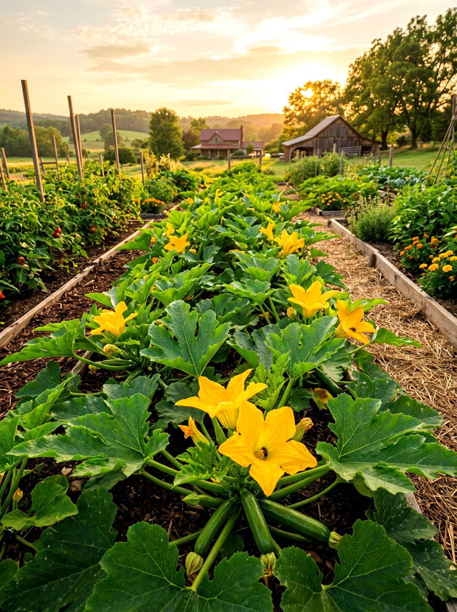 Squash Blossom Garden - 30 edible flower garden ideas
