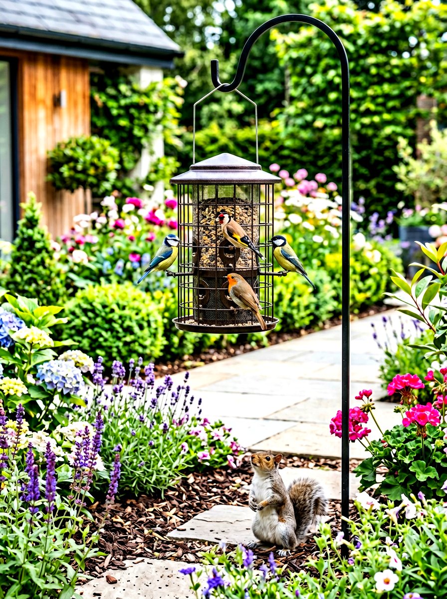 Squirrel Proof Feeder - 30 bird friendly backyard ideas