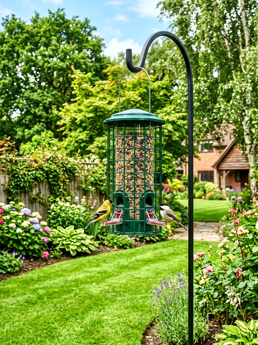 Squirrel proof bird feeder - 30 bird feeder garden ideas