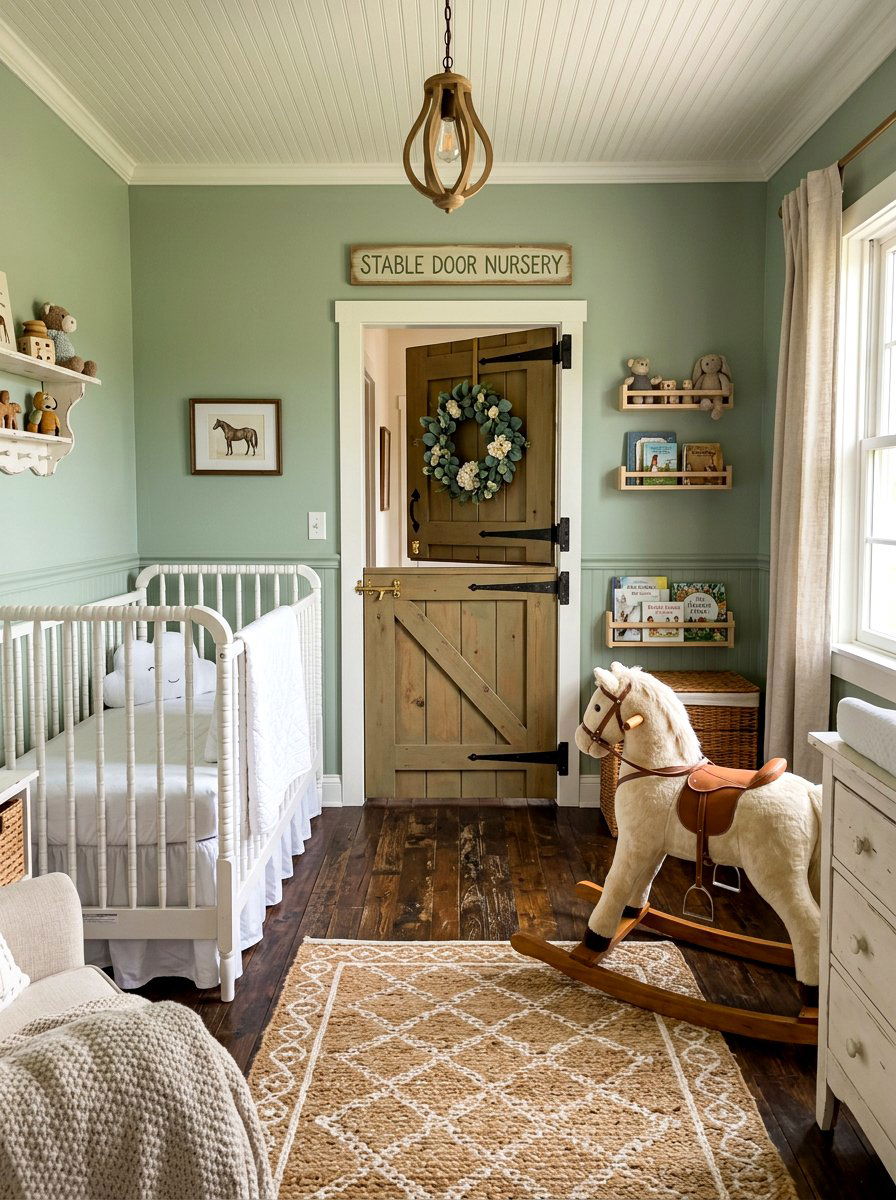 Stable Door Nursery - 30 equestrian decor ideas