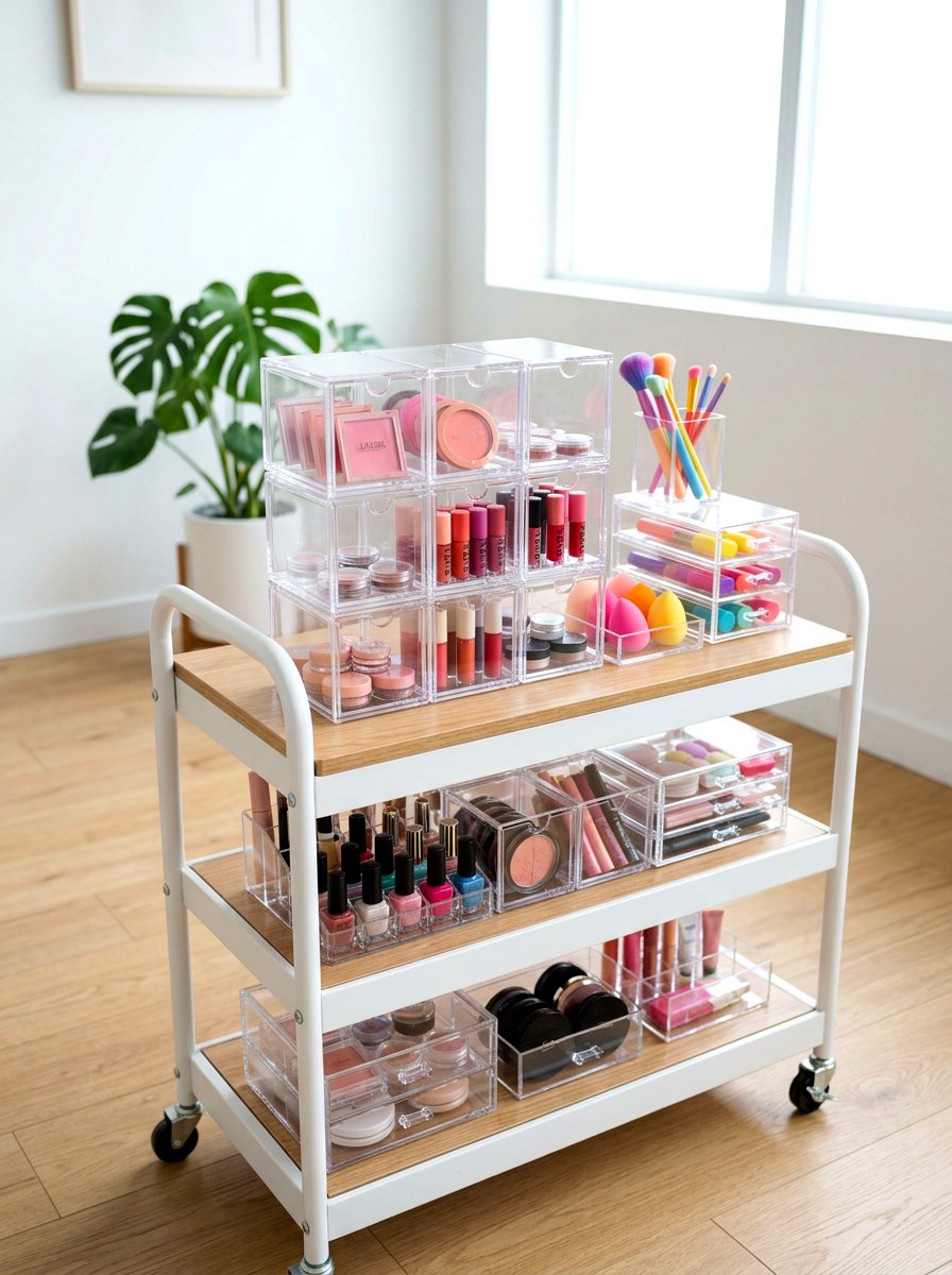 30 Beauty Cart Organization Ideas for a Grab-and-Go Routine