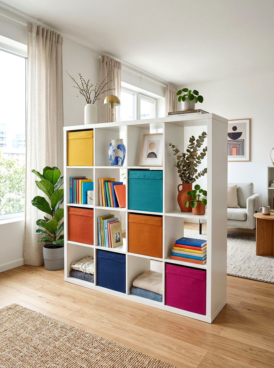 Stackable Cube Storage - 30 modular apartment storage ideas
