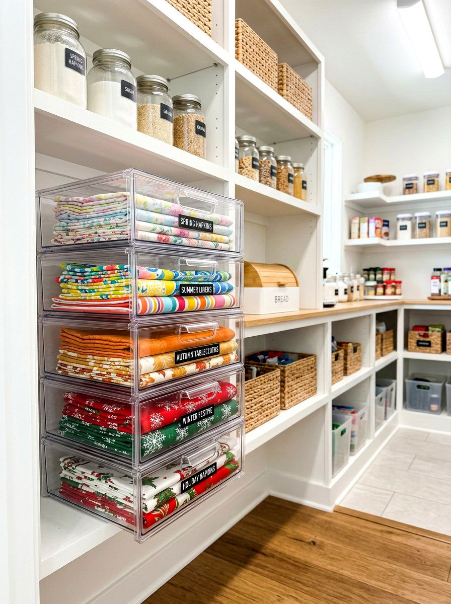 Stackable Modular Drawers - 30 seasonal decor storage ideas