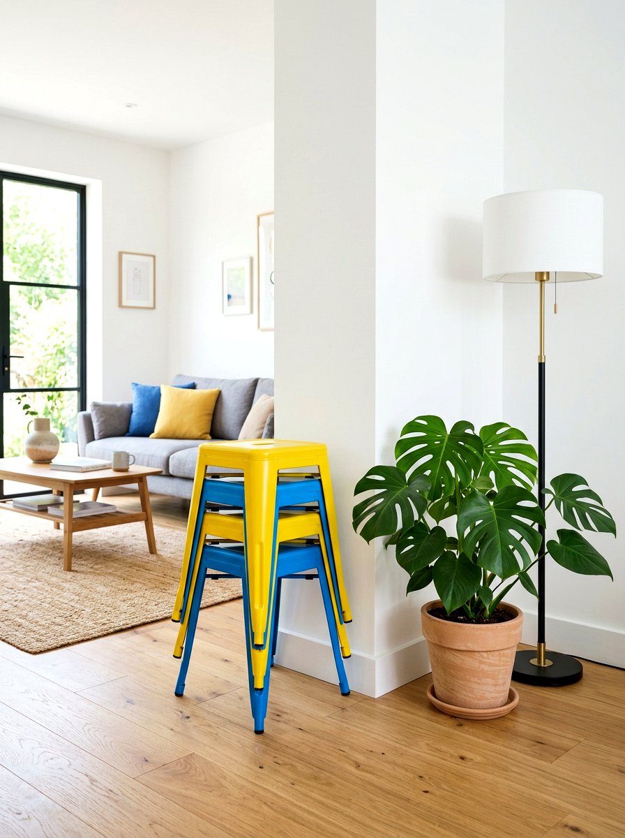 Stackable Stools - 30 multipurpose furniture ideas