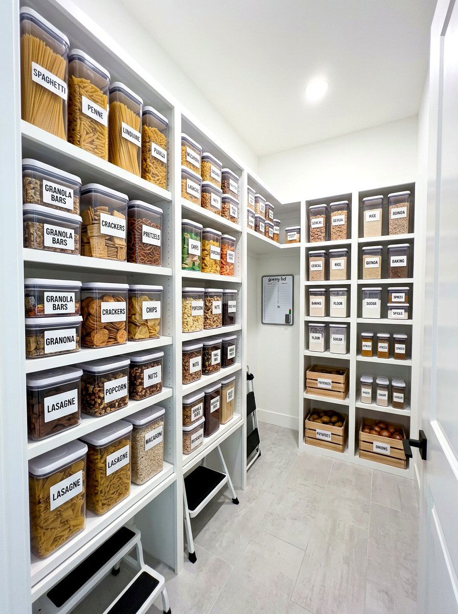 Stackable Storage Bin - 30 micro kitchen storage ideas