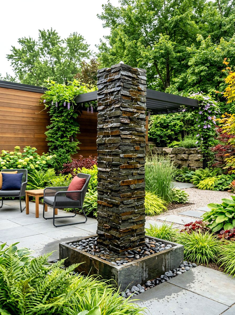 30 Garden Fountain Ideas to Add Soothing Sound and Beauty