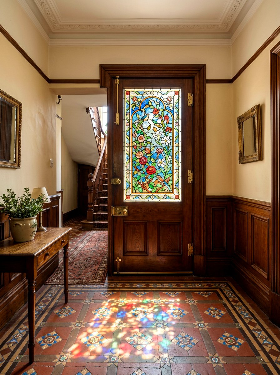 Stained Glass Window - 30 heritage home decor ideas