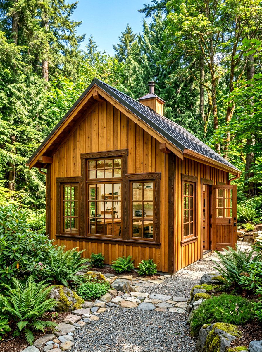 Stained Oak Window Trim - 30 shed window trim ideas