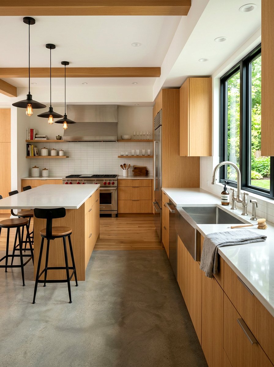 Stainless Steel Bridge Faucet Minimalist Kitchen - 30 bridge faucet kitchen ideas