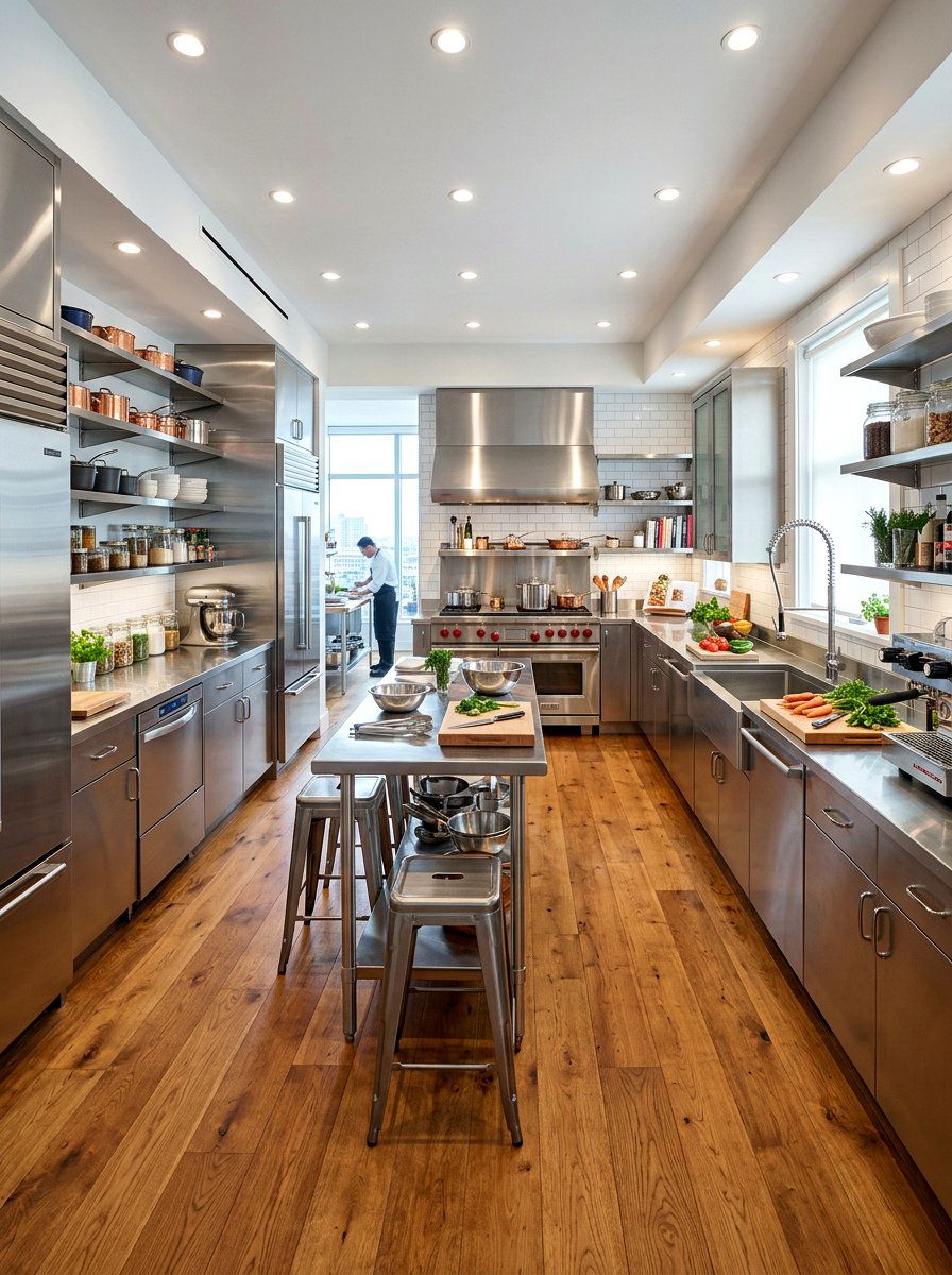 Stainless Steel Kitchen - 30 timeless kitchen ideas