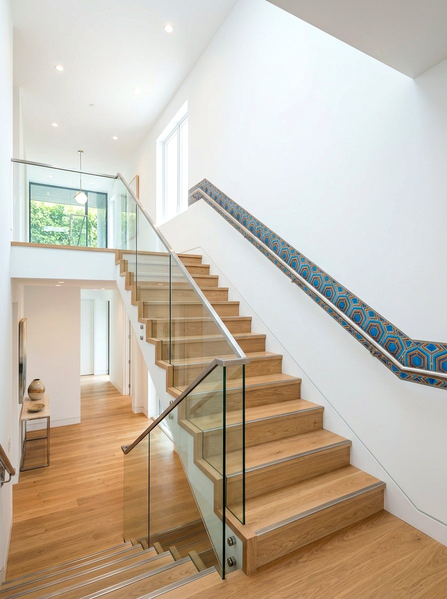 Staircase Decorative Wallpaper Border - 30 wallpaper border ideas