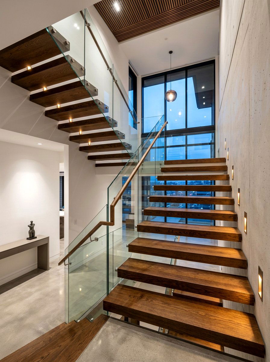 Staircase Dimmable Wall Light - 30 dimmable lighting ideas