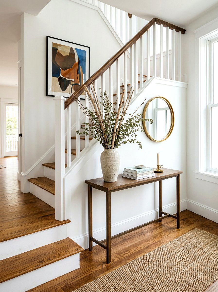 Staircase Landing Vignette - 30 decorative object styling ideas