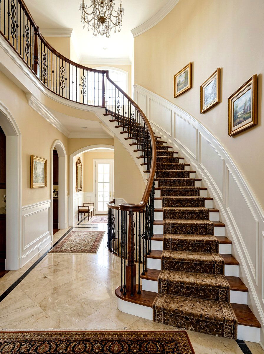 Staircase Wainscoting - 30 wainscoting ideas
