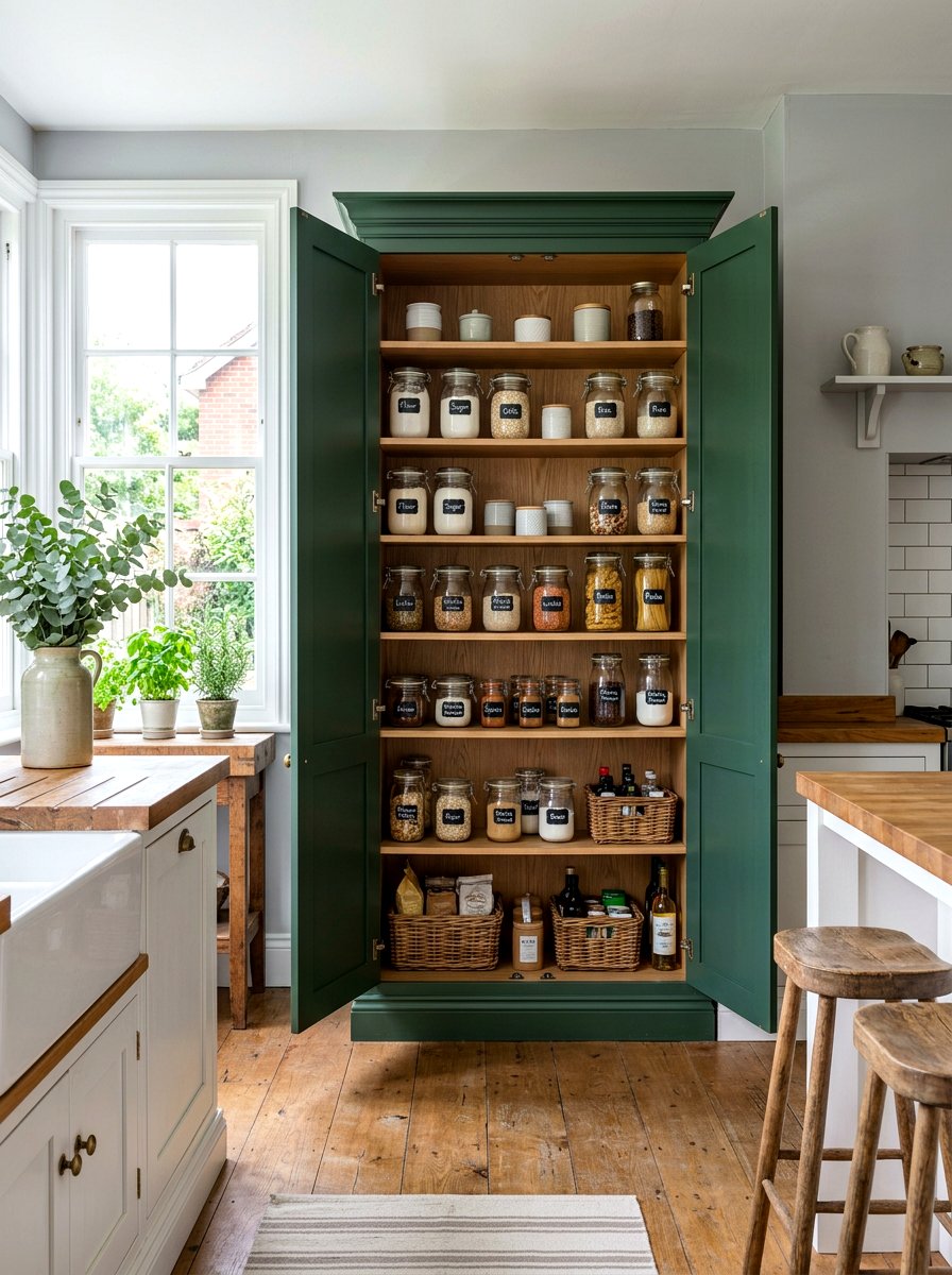 Stand alone pantry cupboard - 30 freestanding furniture kitchen ideas