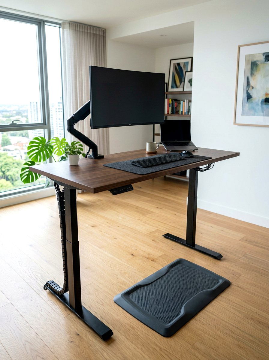 Standing desk setup - 30 viral home office ideas